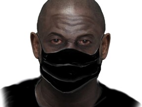 Police have released a composite sketch of a suspect wanted for sexually assaulting a man in a parking garage stairwell