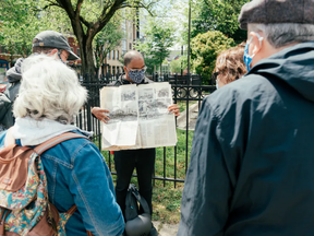 An Attucks Adams guide discusses the impact of 1968 uprisings near Seventh and T streets NW.