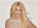 Britney Spears is spotted at the 2018 Hollywood Beauty Awards.
