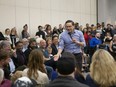 Conservative leadership candidate Pierre Poilievre holds a campaign rally in Toronto, Saturday, April 30, 2022.