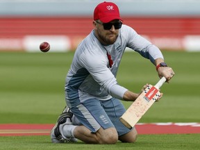 Cricket - First Test - England v South Africa - Lord's Cricket Ground, London, Britain - August 18, 2022. England head coach Brendon McCullum in action.