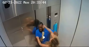 CCTV footage shows OnlyFans star Courtney Clenney attacking her boyfriend. She is accused of his murder. MIAMI DISTRICT ATTORNEY