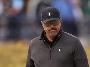 The 150th Open Championship - Old Course, St Andrews, Scotland, Britain - July 15, 2022
Phil Mickelson of the U.S. on the 1st during the second round.