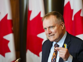 NDP member of Parliament Peter Julian speaks during a press conference in Ottawa on Tuesday, March 29, 2022. Julian is seeking further accountability and transparency from Hockey Canada by way of a letter issued to the organization's president and CEO, Scott Smith.