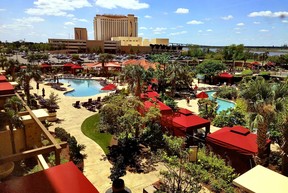 The outdoor amenities at L’Auberge Casino Resort Lake Charles. (Dave Pollard/Toronto Sun)