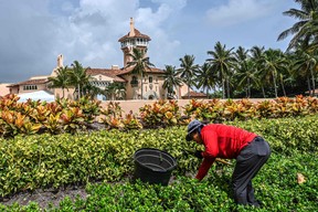 Residence of former US President Donald Trump at Mar-A-Lago, Palm Beach, Florida on August 9, 2022.