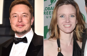 “STARTER WIFE”: Justine and Elon Musk. GETTY PICTURES