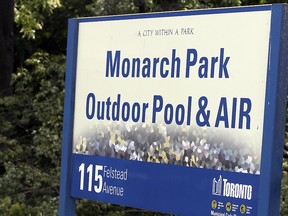 Monarch Park Outdoor Pool on Thursday June 21, 2018.