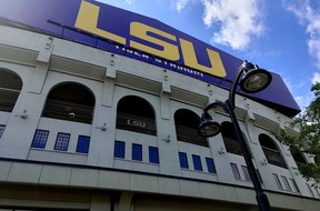 LSU’s Tiger Stadium looms large in Baton Rouge, La. (Dave Pollard/Toronto Sun)