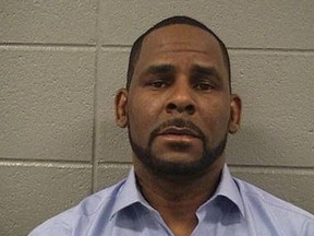 Singer Robert Kelly, known as R. Kelly, is pictured in Chicago, Illinois, U.S., in this March 6, 2019 handout booking photo.