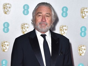 Robert De Niro attends the BAFTA Awards in London, Feb. 2, 2020.