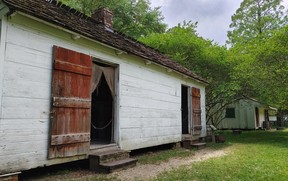 A slave cabin is seen at the LSU Rural Life Museum in Baton Rouge, La. (Dave Pollard/Toronto Sun)