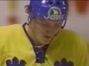 Borje Salming, playing for Sweden at the 1976 Canada Cup, receives a thunderous ovation at Maple Leaf Gardens ahead of a game against Canada.