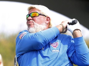 PGA golfer John Daly during the RBC Championship Pro-Am during the Shaw Charity Classic in Calgary on Wednesday, August 3, 2022.