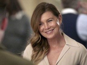 This image released by ABC shows Ellen Pompeo as Meredith Grey in a scene from "Grey's Anatomy."