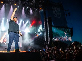 Multi-platinum, award-winning artist, Luke Combs plays the RBC Stage at Bluesfest, Saturday, July 9, 2022 in Ottawa.