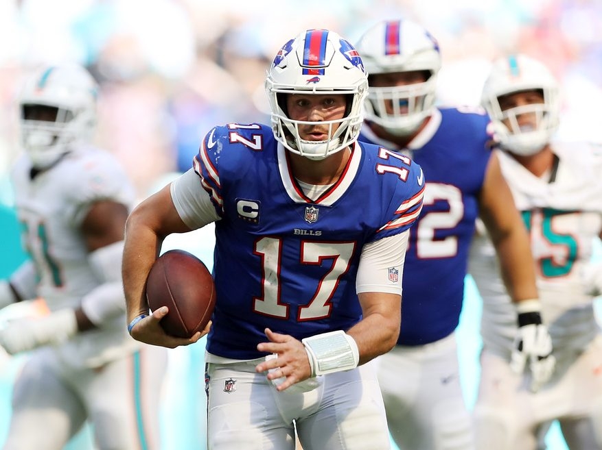 Allen's running, Dolphins loss doesn't changes odds for Bills