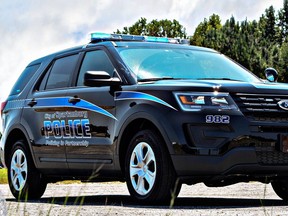 Spartanville Police Department vehicle