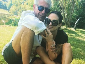 Anthony Bourdain and Asia Argento.