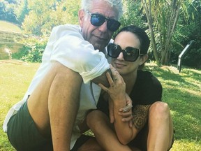 Anthony Bourdain and Asia Argento.