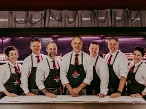 The 2022 World Butcher’s Challenge - often referred to as the ‘Olympics of Meat’ - will take place this year in Sacramento on September 2 and 3. Team members representing the country on Butchery Team Canada are (left to right) Taryn Lee Barker, The Little Butcher (Port Moody, BC), Damian Goriup, Florence Meats (Oakville, ON), Corey Meyer, ACME Meat Market (Edmonton, AB), Peter Baarda, J&G Quality Meats (Burlington, ON)”, Dave Vander Velde, VG Meats (Stoney Creek, ON), Brent Herrington, Herrington’s Quality Butchers (Port Perry, ON) and Elyse Chatterton, Popowich Meat Company (Edmonton, AB).