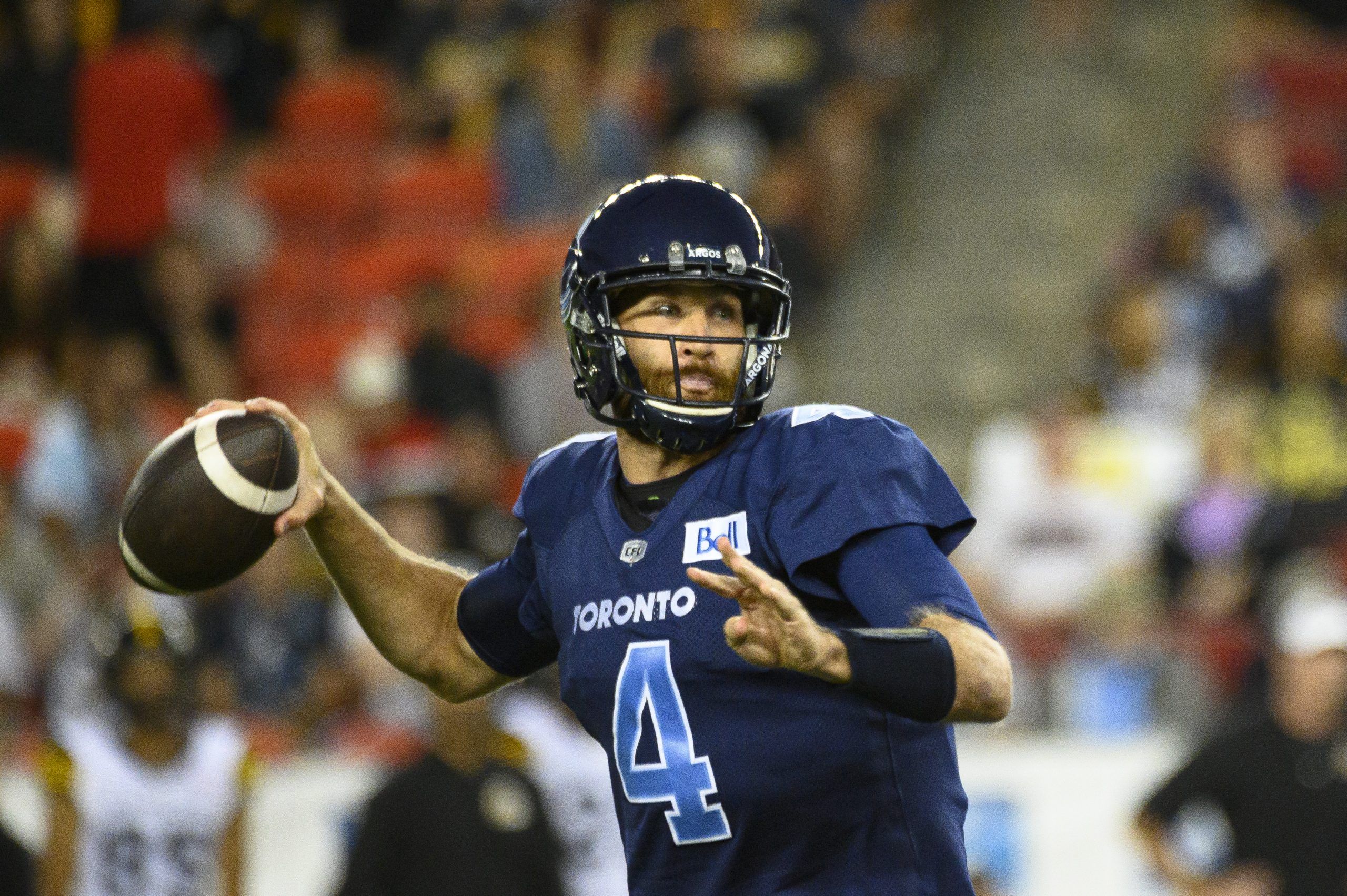 Toronto Argos starting quarterback Nick Arbuckle McLeod Bethel Thompson 