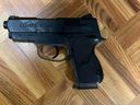 An image from Peel police of a BB gun seized in a pharmacy robbery probe in Mississauga. 