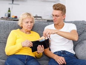 A mother needs to stop giving money to her adult son.