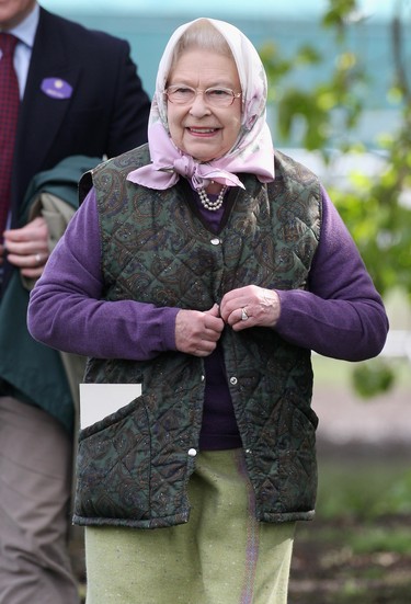 Queen Elizabeth II attends day three of the Royal Windsor Horse Show at Home Park on May 11, 2012 in Windsor, England. (Chris Jackson/Getty Images)