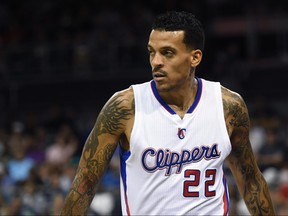 Matt Barnes of the Los Angeles Clippers stands on the court during a preseason game against the Denver Nuggets at the Mandalay Bay Events Center on October 18, 2014 in Las Vegas, Nevada.