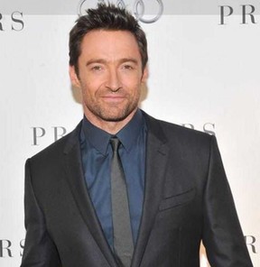 Hugh Jackman during a visit to Michael’s on Simcoe