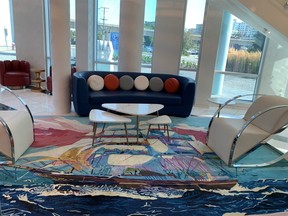 The lobby of the Versante Hotel in Richmond, B.C., about 10 minutes from Vancouver International Aiport. Jane Stevenson/Toronto Sun