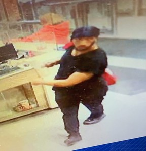 Security footage of Sean Petrie.