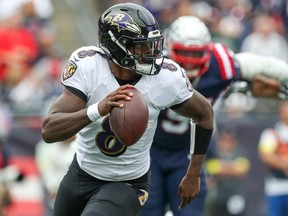 Ravens superstar QB Lamar Jackson put up 40+ points for the second straight week and has 10 TDs in three games. Paul Rutherford/USA TODAY SPORTS
