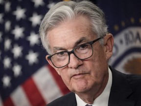 U.S. Federal Reserve Board Chairman Jerome Powell speaks during a news conference following a meeting of the Federal Open Market Committee at the headquarters of the Federal Reserve in Washington, D.C., Wednesday, Sept. 21, 2022.