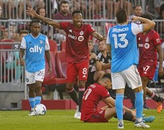 Amid all the bad news, Toronto FC midfielder Mark-Anthony Kaye ought to be ready for Saturday. USA TODAY SPORTS