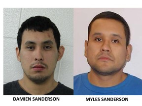 Melfort RCMP are searching for two men after for multiple stabbings on James Smith Cree Nation on Sunday morning, and a shelter in place order has been issued for the community.