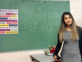 Remona Persaud, a teacher at Drewry Secondary in North York, ager to get back to class but anxious about bringing COVID home to her father.
