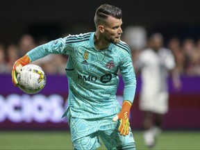 Toronto FC goalkeeper Quentin Westberg.