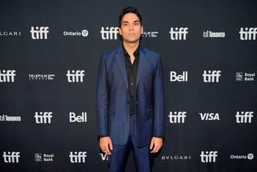 James Krishna Floyd attends the world premiere of "The Swimmers" at the Toronto International Film Festival (TIFF) in Toronto, Sept. 8, 2022.
