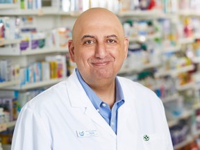 Tarek Hussein is a primary care, community, clinical and compounding pharmacist and the co-founder of Weller Pharmacy in Kingston, Ontario.