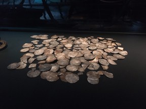 Loot from a raid, at Denmark’s National Museum. MIKE STROBEL PHOTO