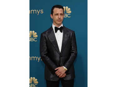 Jeremy Strong arrives at the 74th Primetime Emmy Awards held at the Microsoft Theater in Los Angeles, Sept. 12, 2022.