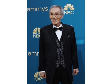 Oh Yeong-su arrives at the 74th Primetime Emmy Awards held at the Microsoft Theater in Los Angeles, Sept. 12, 2022.