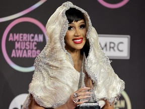Cardi B at the American Music Awards in 2021.