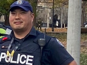 Toronto Police Const.  Andrew Hong was shot and killed in Mississauga on on Sept.  12, 2022