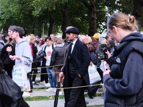 David Beckham - SEP 22 - AVALON - Queuing to see Queen lying in state - London