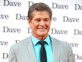 American actor and singer David Hasselhoff.