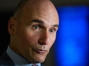 Jean-Yves Duclos responds to questions during the second day of a Liberal cabinet retreat in Vancouver on Wednesday, September 7, 2022.