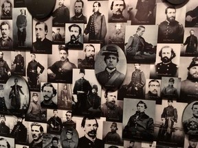 At the Gettysburg Visitors Center and Museum, the faces and personal stories of the participants. Lance Hornby/Toronto Sun